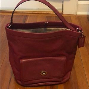Iconic COACH bucket bag